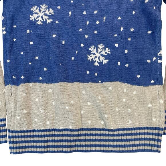 Tipsy Elves Sweater Women's Size Small Ugly Christmas Abominable Snowman Rudolph - Picture 8 of 12
